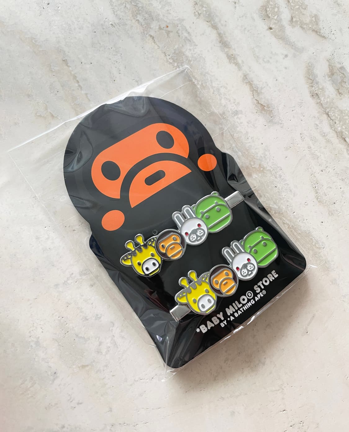 베이프 베이비 마일로 헤어핀 헤어클립 머리핀 2EA Set 상품이미지4