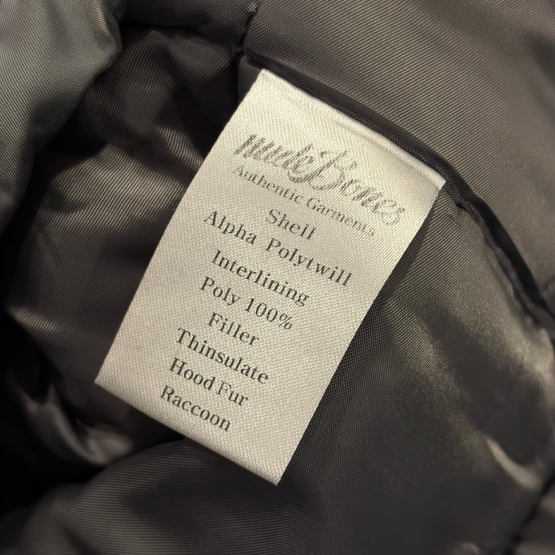 [S] 누드본즈 N.D.B.S 후드 N-3B 야상 점퍼 그레이 B852 상품이미지8