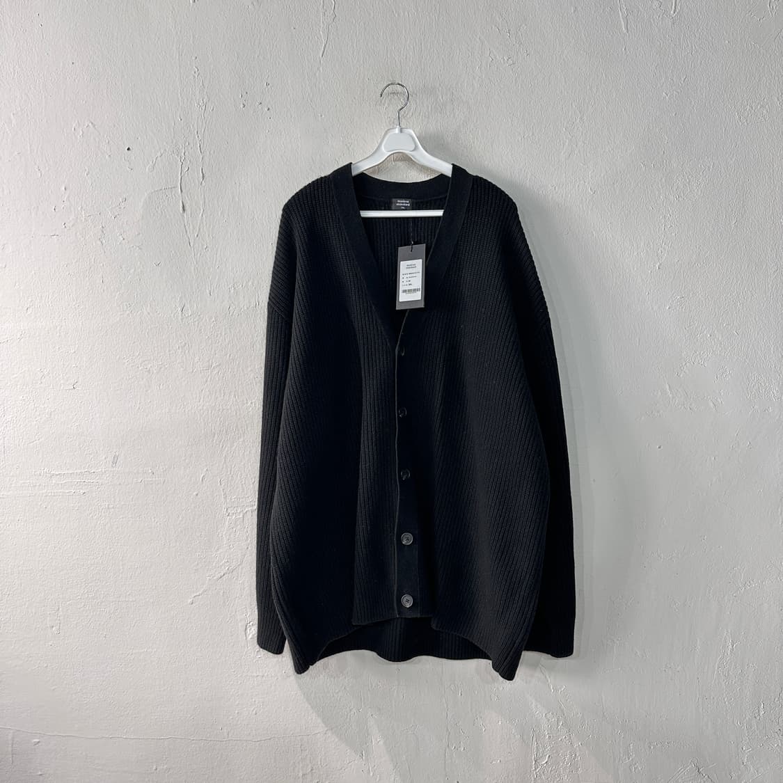 무신사스탠다드 램스울 오버핏 가디건 XXL 상품이미지1