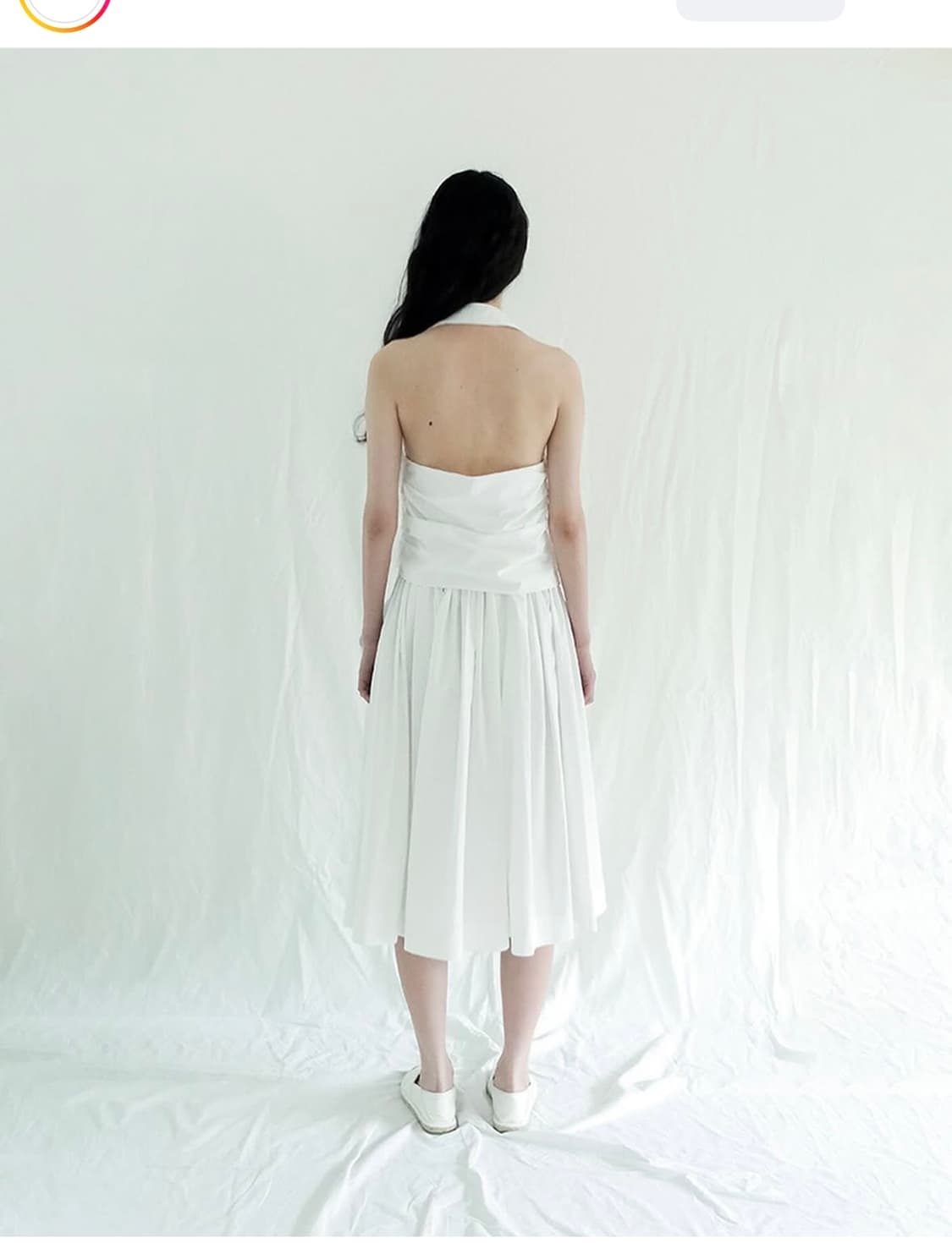 새상품 chiyagi-Pula halter shirring top 상품이미지4