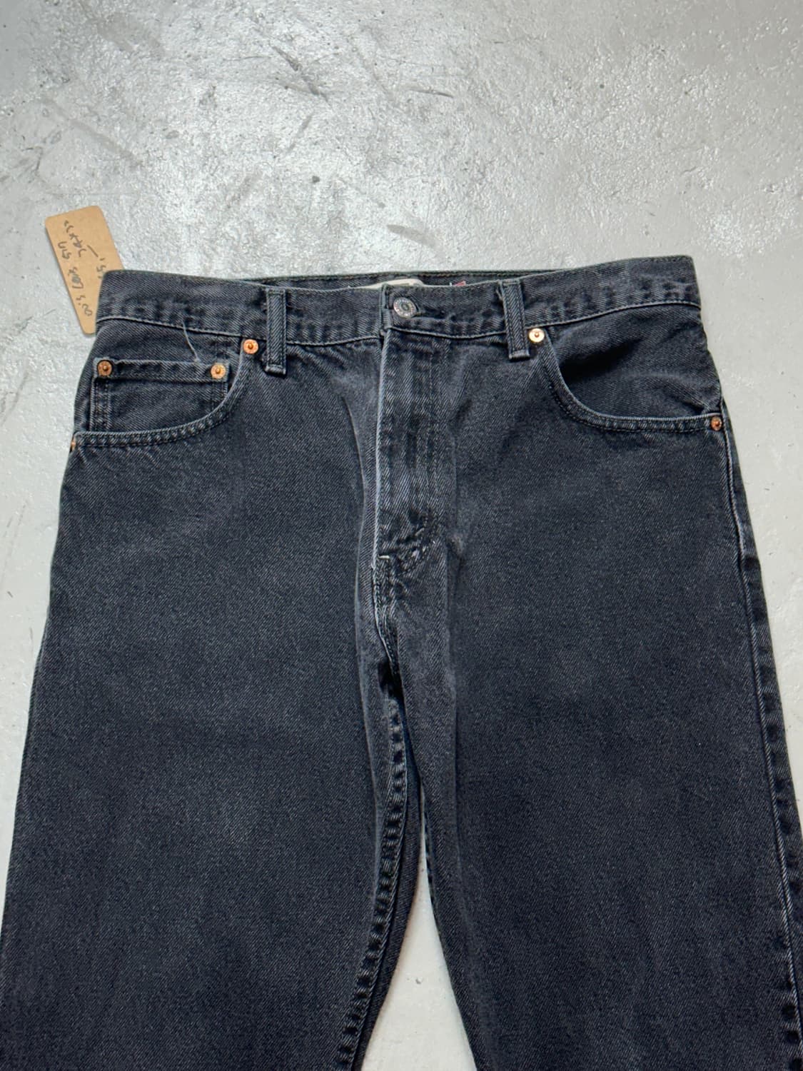 00's 리바이스 517 블랙 부츠컷 플레어진 상품이미지5