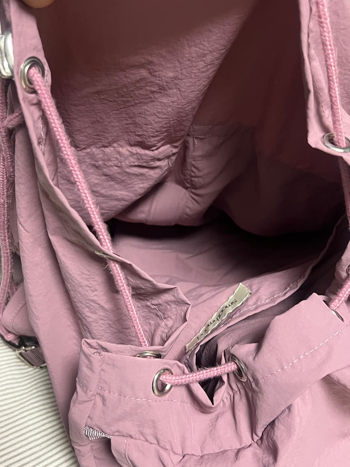 스무드무드 오프 듀티 백팩 핑크 상품이미지7