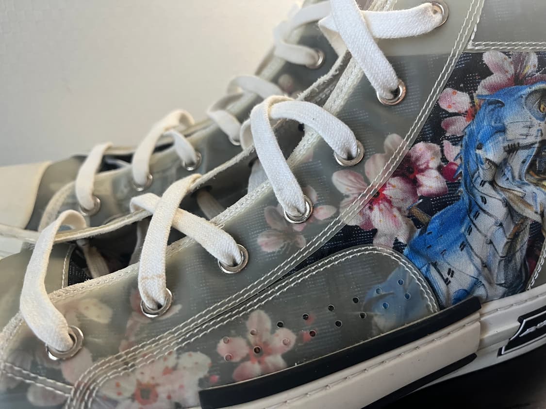 [한정판] 디올 B23 하이탑 스니커즈 43 / 플로럴 씨호스 / 정품  상품이미지2