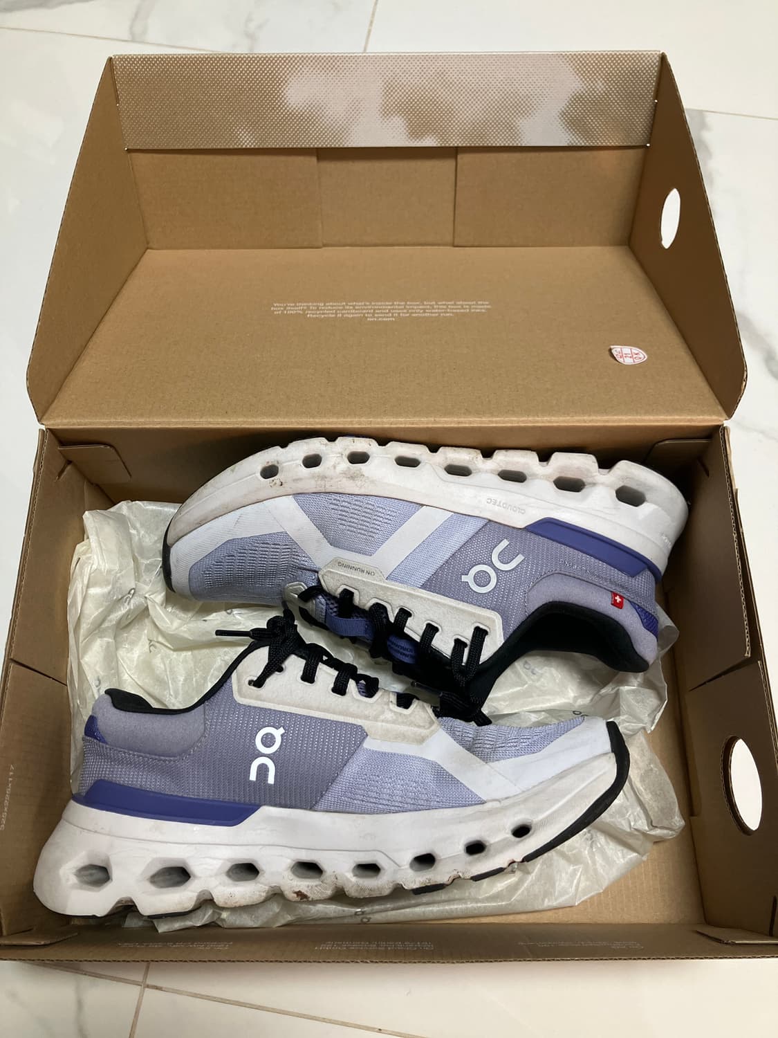 ON 온러닝 클라우드 러너 블루베리 색 235 상품이미지4