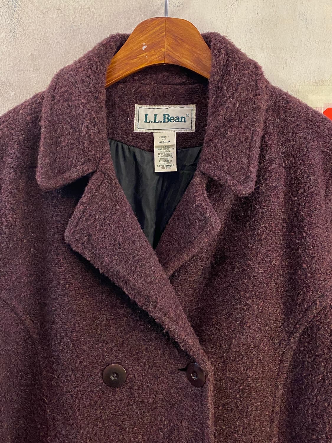 L.L.Bean 울 더블 코트 상품이미지2