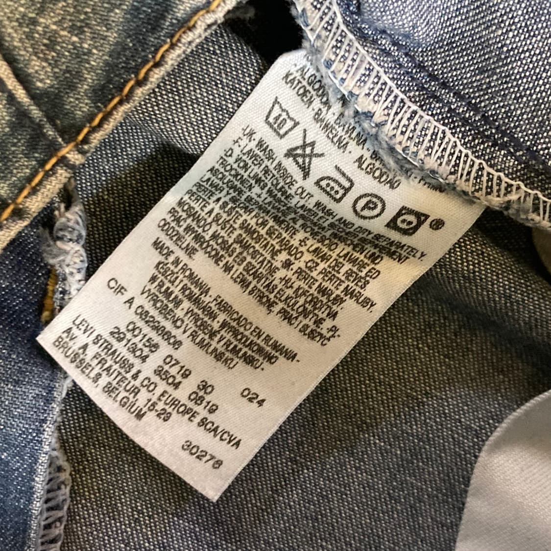 리바이스 데님팬츠  상품이미지5