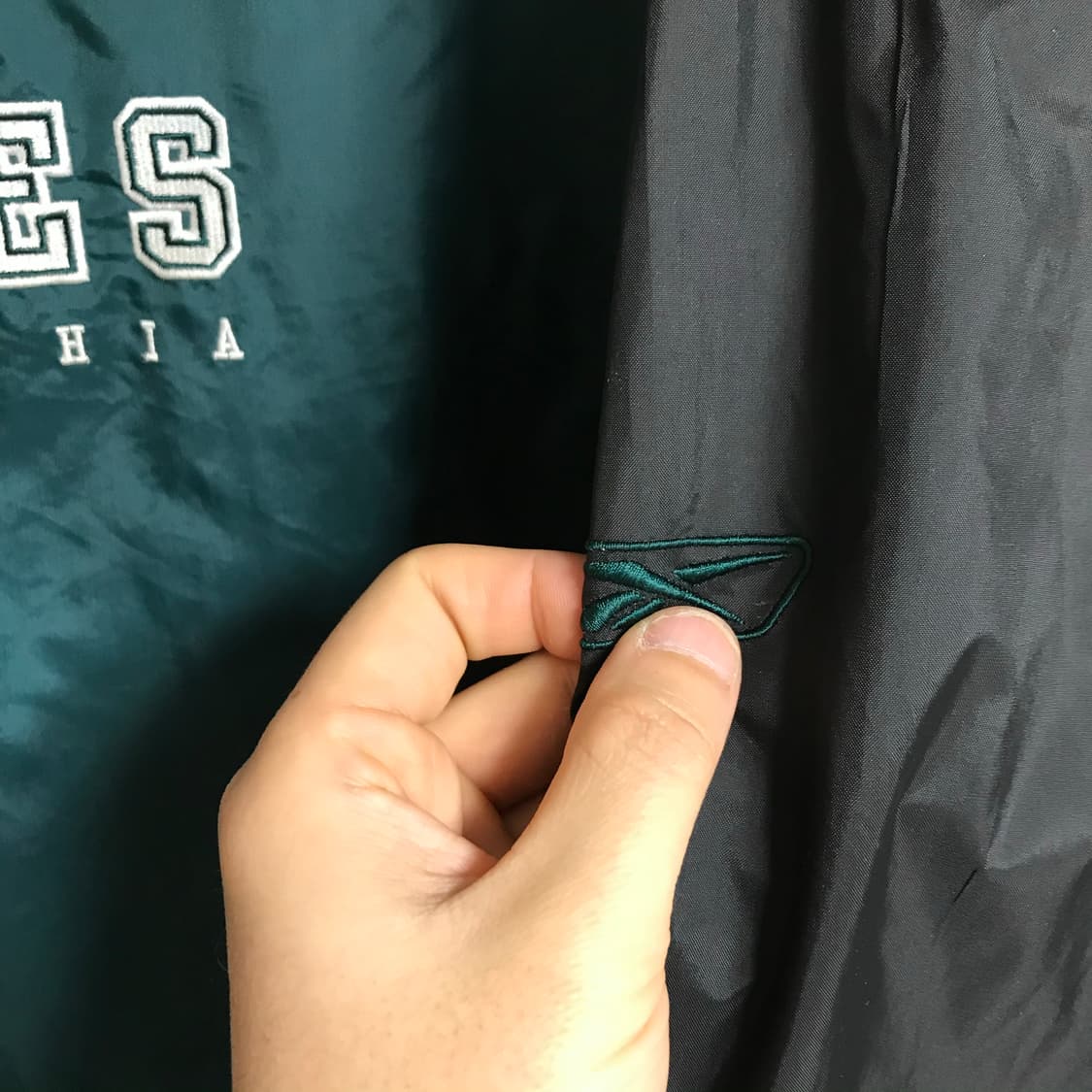 리복 필라델피아 이글스 웜업 바막자켓 상품이미지4