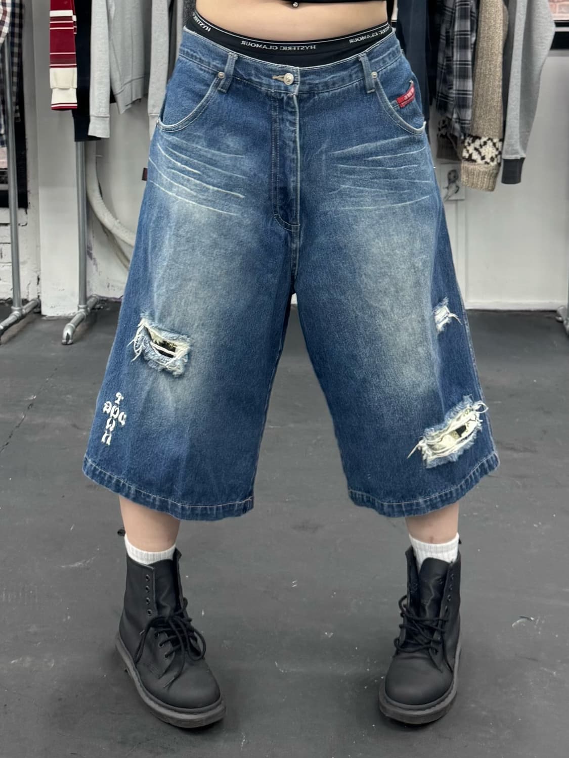 도그타운 스컬패치 데님팬츠 상품이미지2