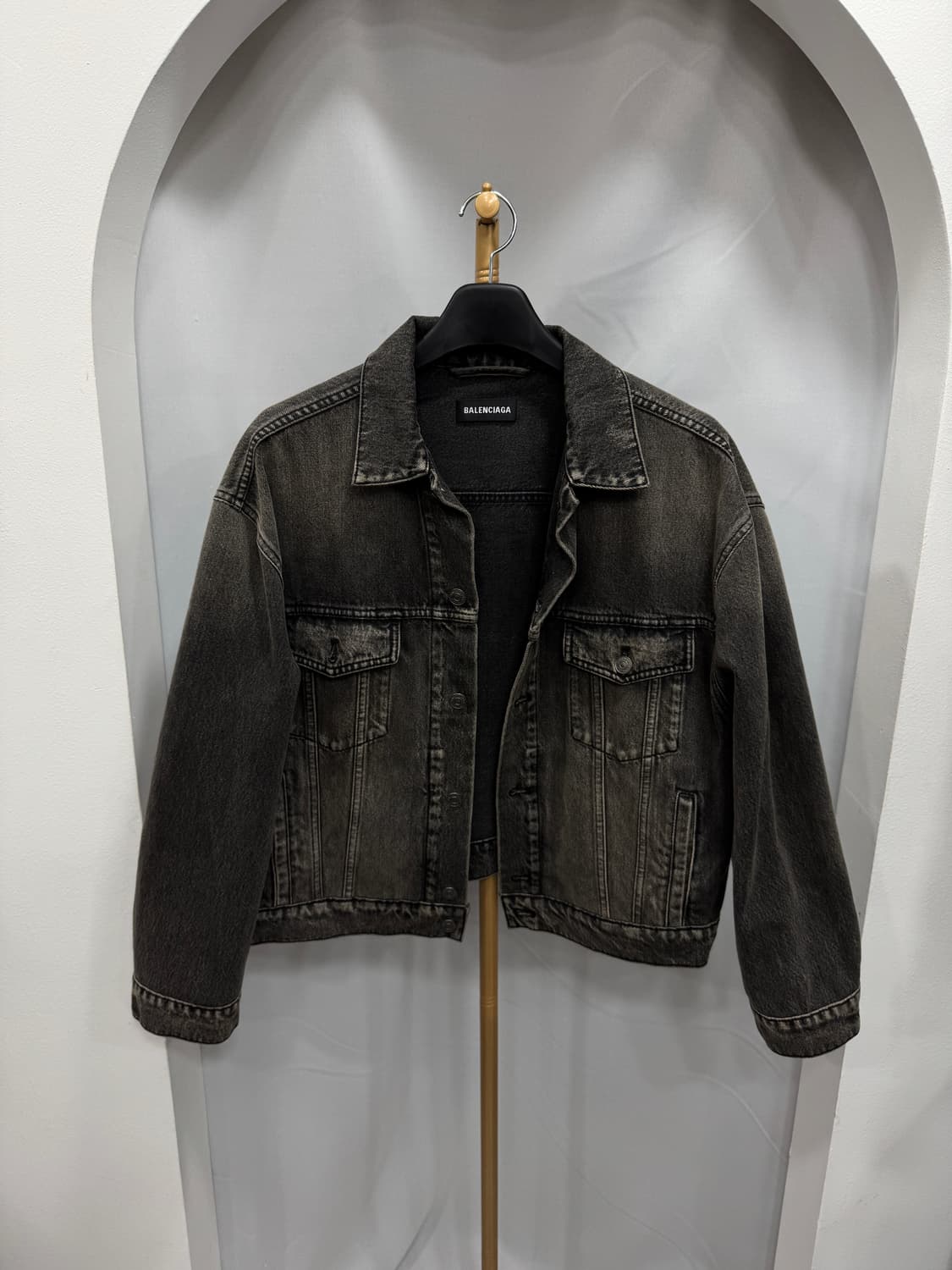 백화점판 발렌시아가 노트르담 데님 자켓 44사이즈  상품이미지2