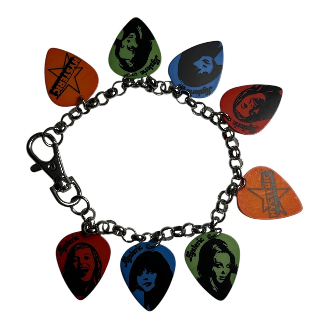 히스테릭 글래머 히스걸 기타 피크 체인 팔찌 상품이미지1