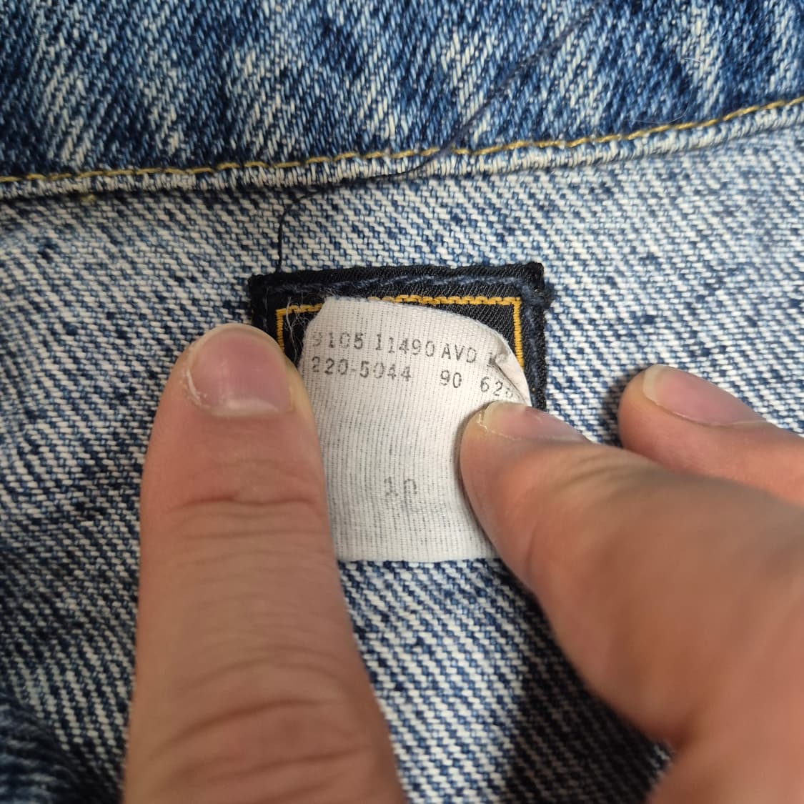 90s Lee Riders 데님 자켓 made in USA (XL) 상품이미지8