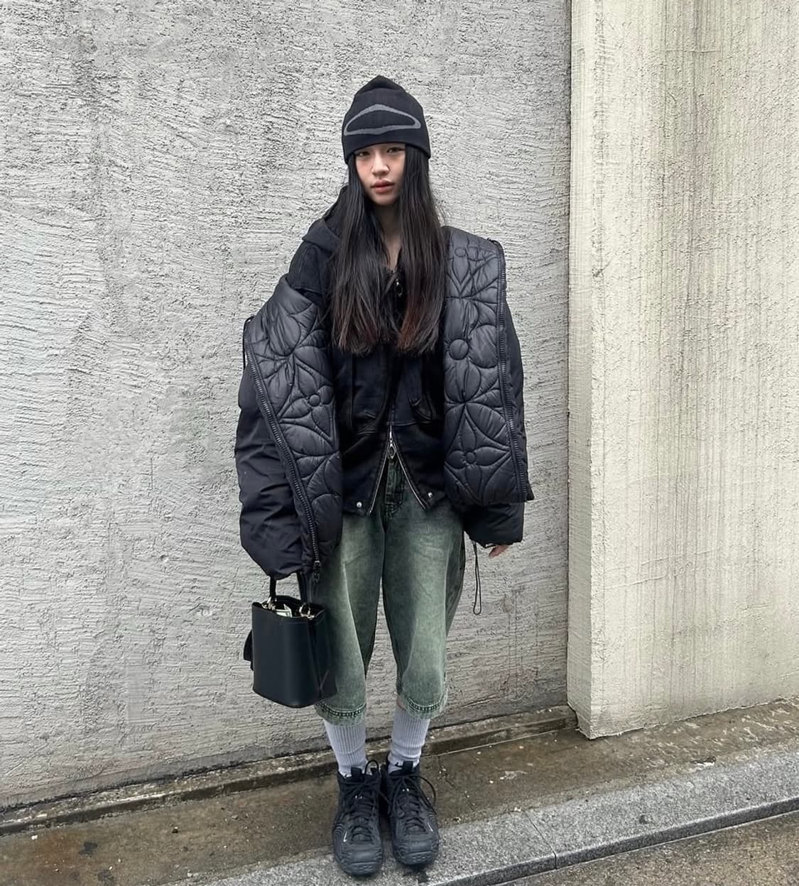 미스치프 비니 블랙 (새상품) 상품이미지2