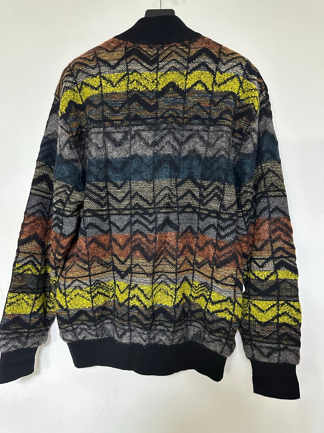 LEE DOO STYLE 패턴 하프넥 니트 상품이미지2