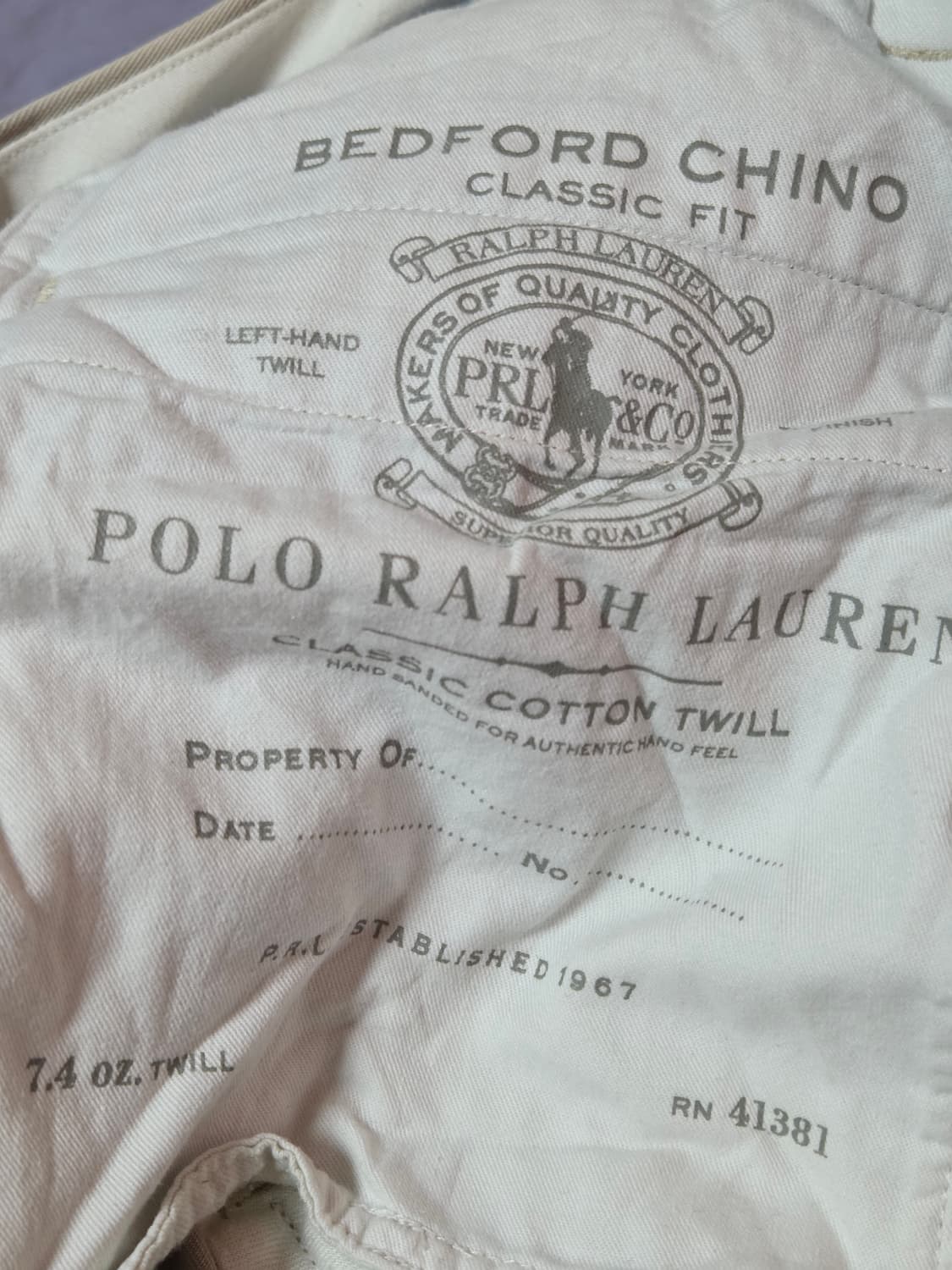 폴로 랄프로렌 자수 앵커 패턴 반바지 베이지 34 상품이미지5