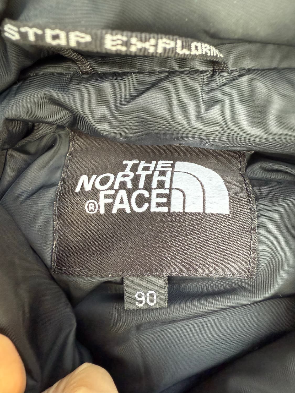 노스페이스 700 블랙 패딩 (90) 상품이미지3