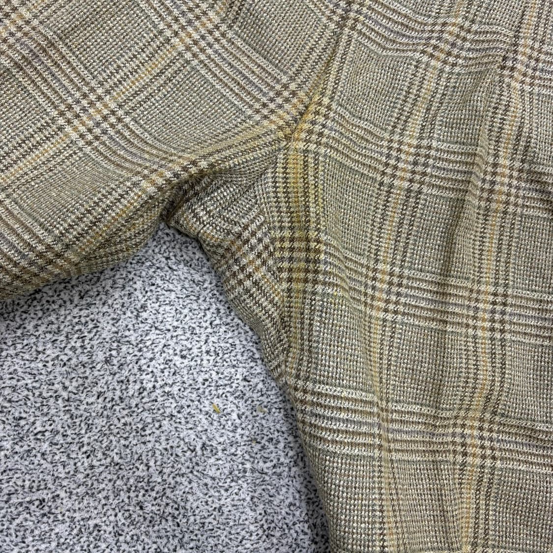 100 먼싱웨어 체크 울 레이온 바지 0414J 상품이미지4