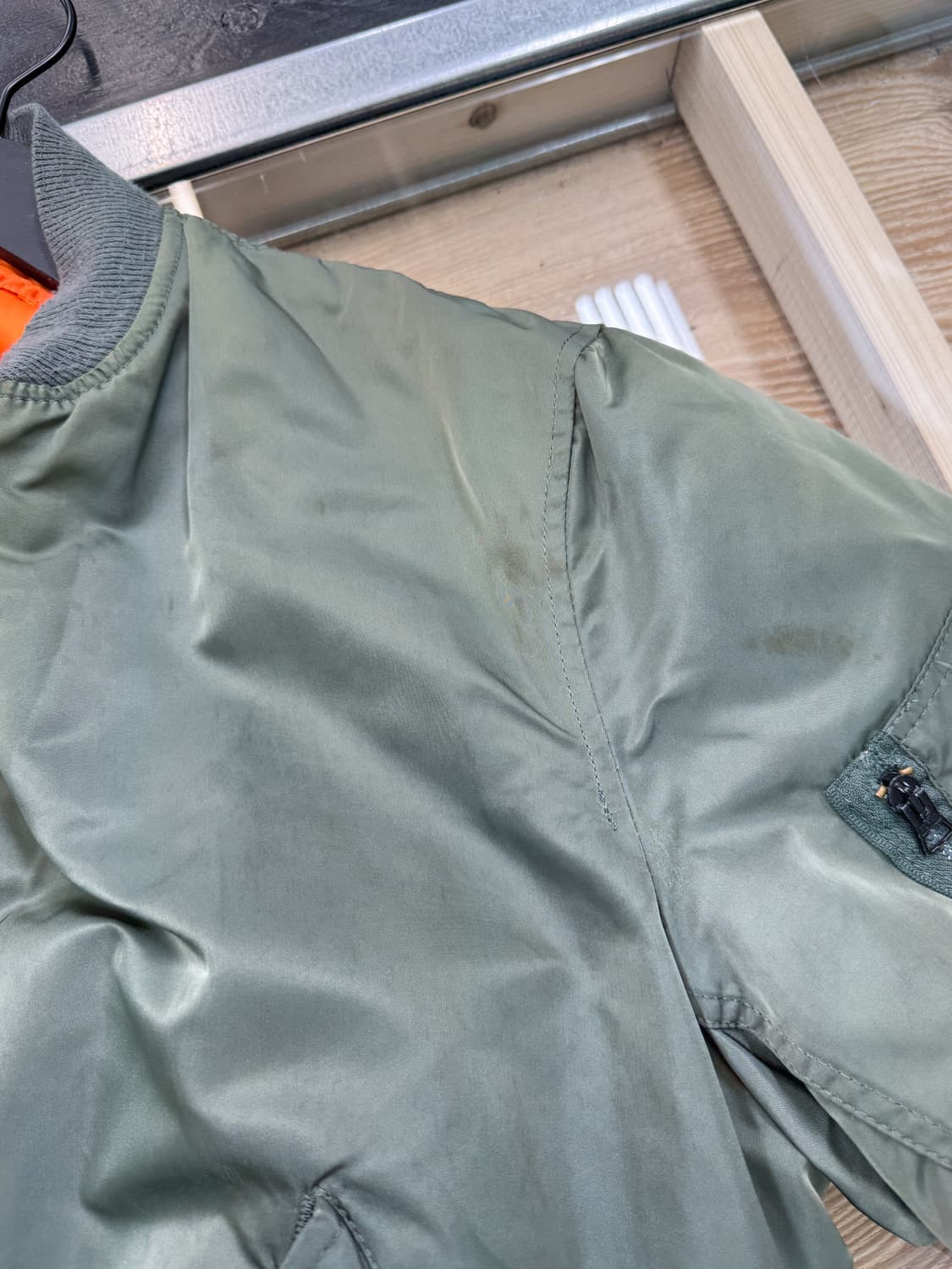 알파인더스트리 90s U.S.A.F 타입 Ma-1 자켓 상품이미지7