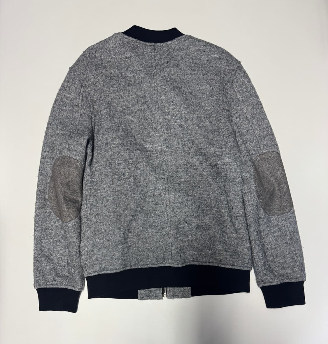 정품 빠니깔레 보카시 암패치 봄버 블루종 자켓 M 상품이미지2