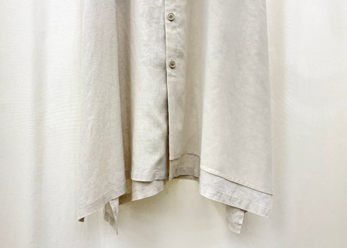 요지야마모토 23S/S 린넨 레이어드 원피스 상품이미지5