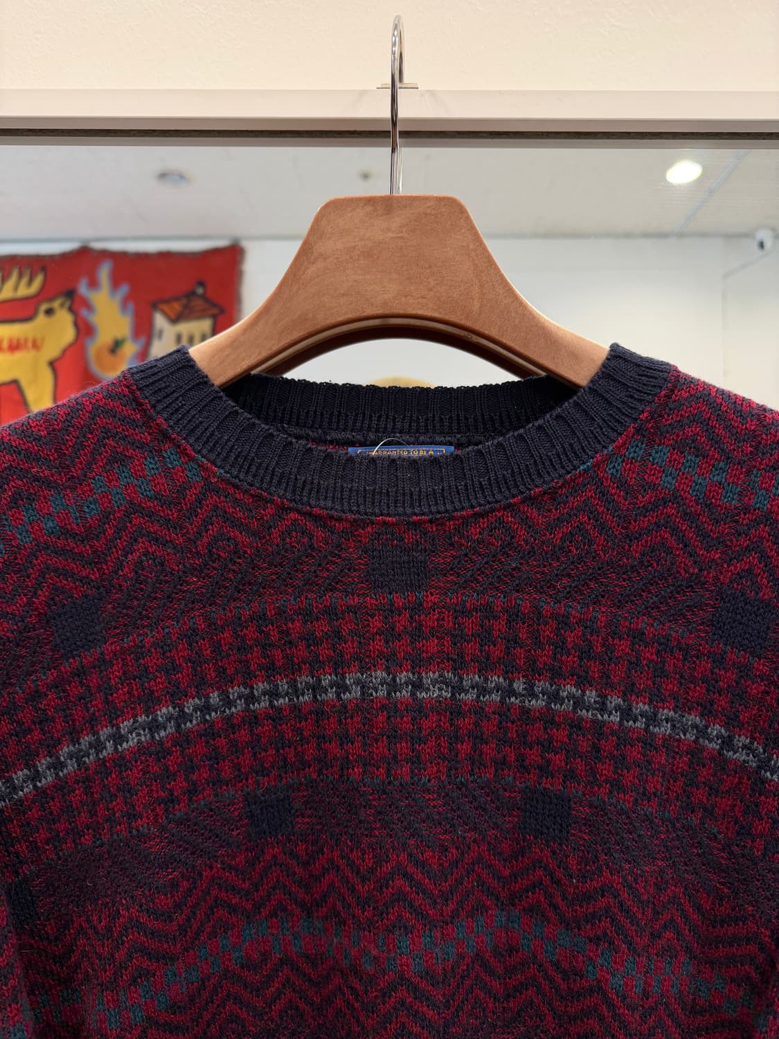 70-80s Pendleton 펜들턴 버진 울 노르딕 니트 (USA) 상품이미지3