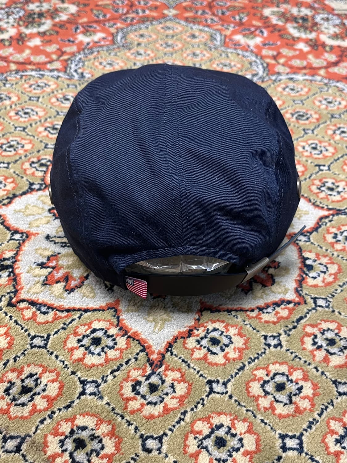 [FREE] 이벳필드 x 라이프 매거진 캠프캡 네이비 레드 상품이미지2