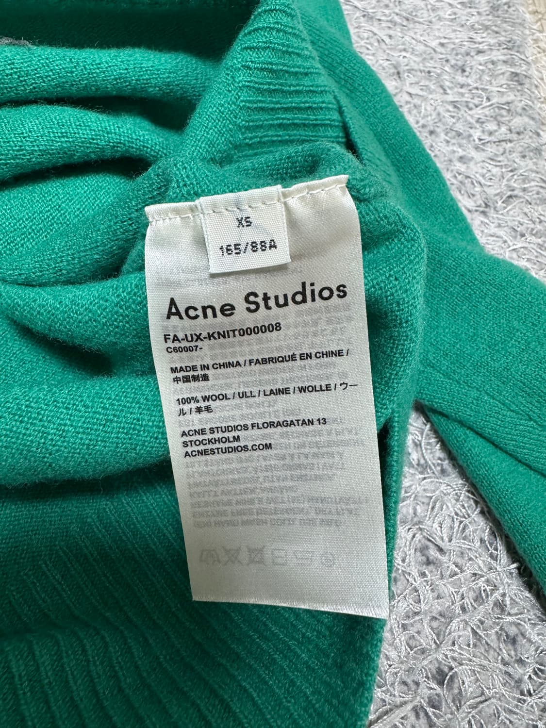 아크네스튜디오 울100% 니트 상품이미지5