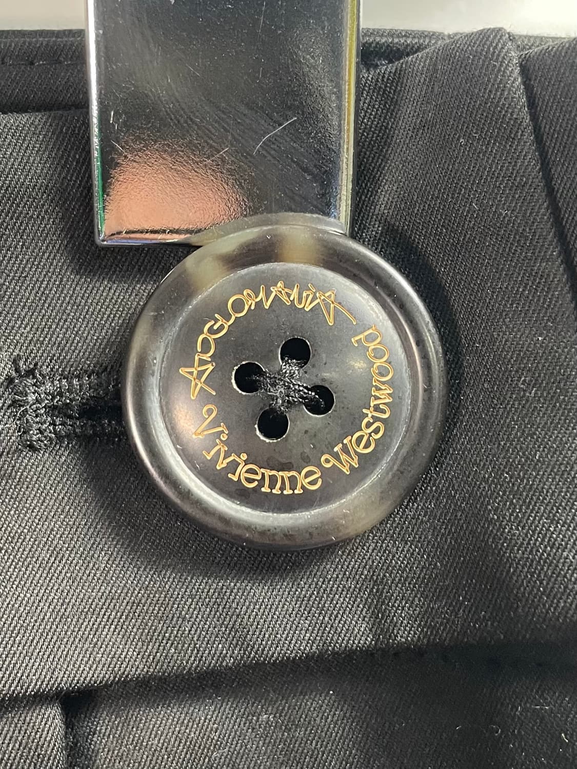 비비안웨스트우드 핀턱 슬랙스 팬츠 (onp.55)   상품이미지4