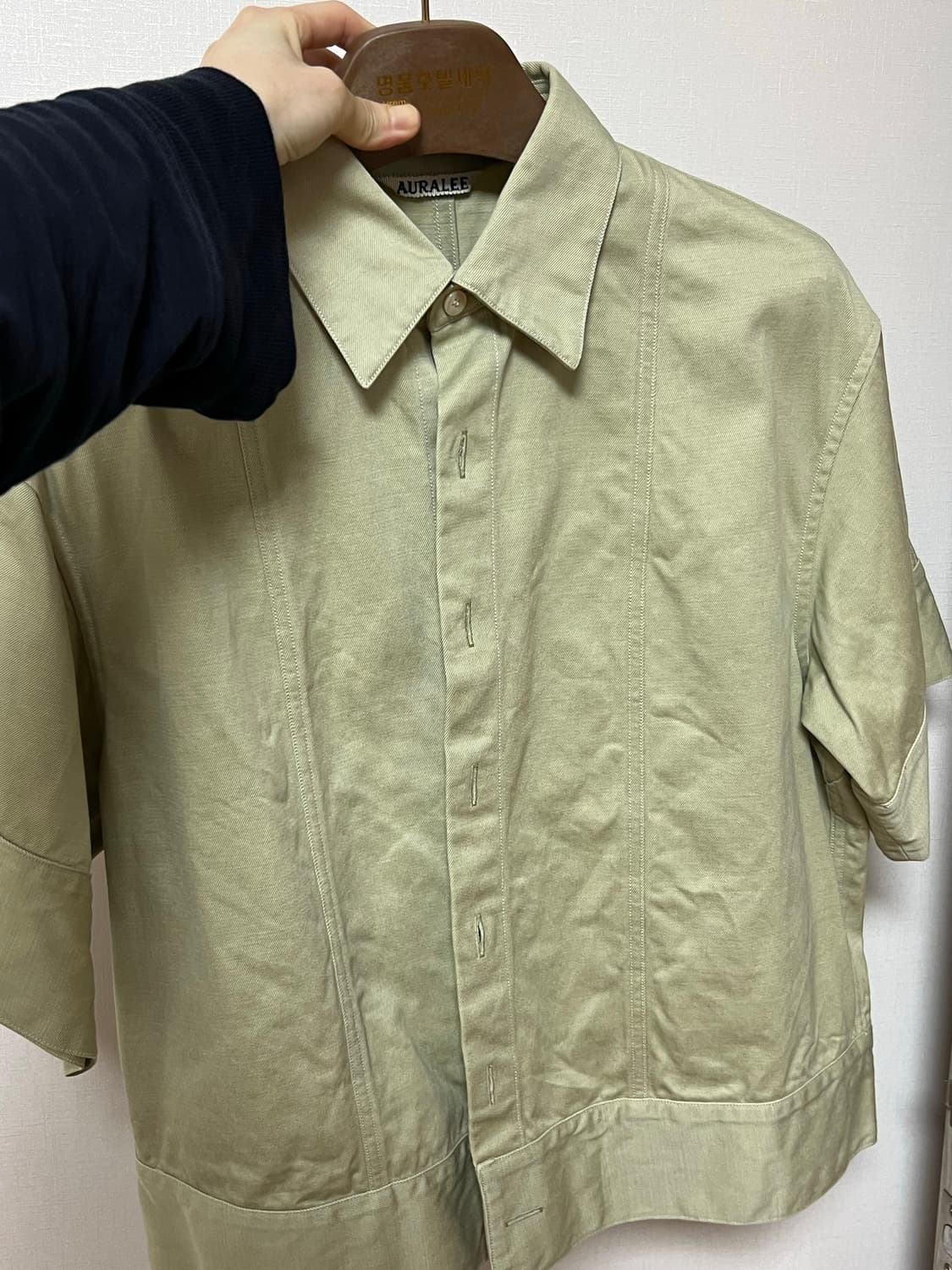 AURALEE 오라리 반팔 셔츠 상품이미지5