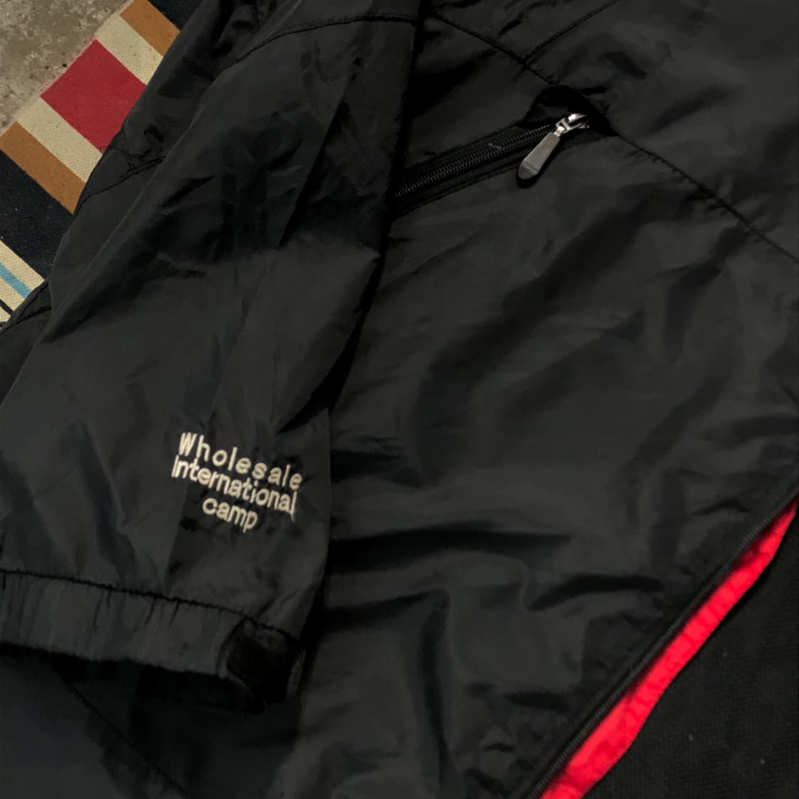 코카콜라 블랙 윈드브레이커 져지 남성 105 사이즈  상품이미지5