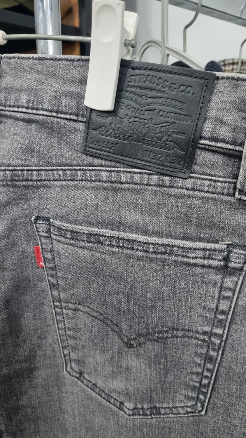 (L E V I S 502) tapered  그레이진 허리반품42(32) 상품이미지4