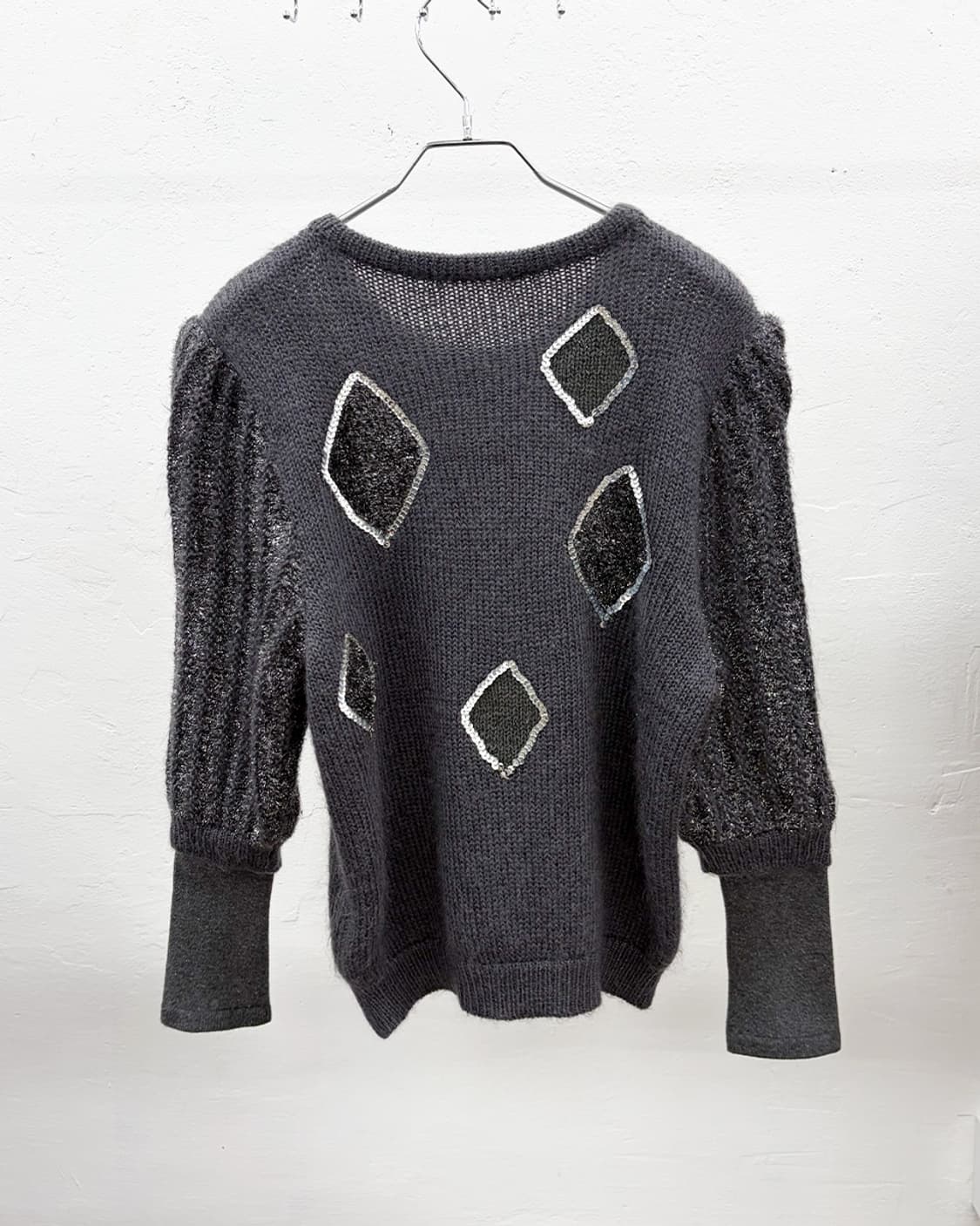 80s 입생로랑 트리콧 스팽글 스웨터 상품이미지2