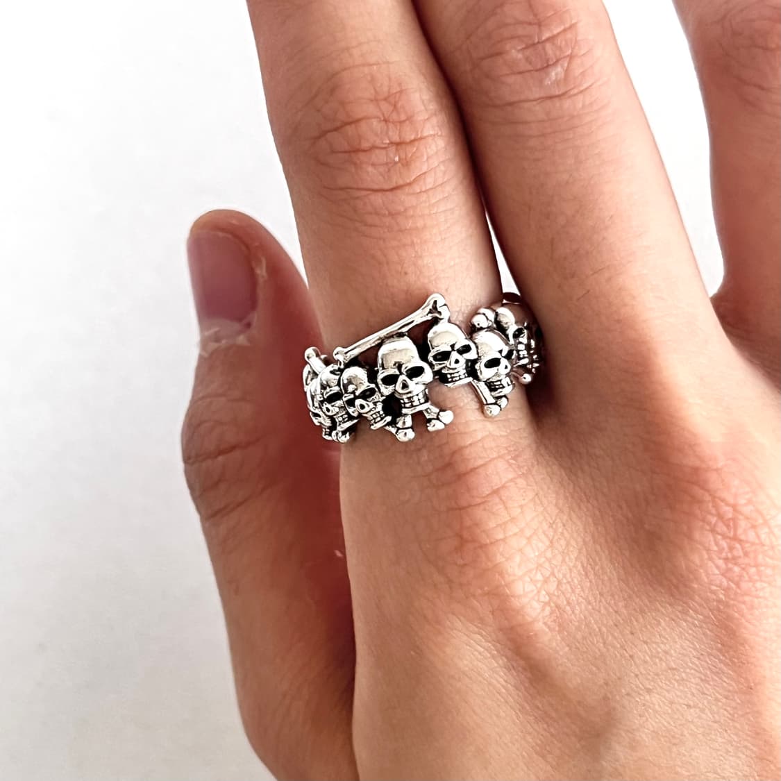 스컬 반지 상품이미지6