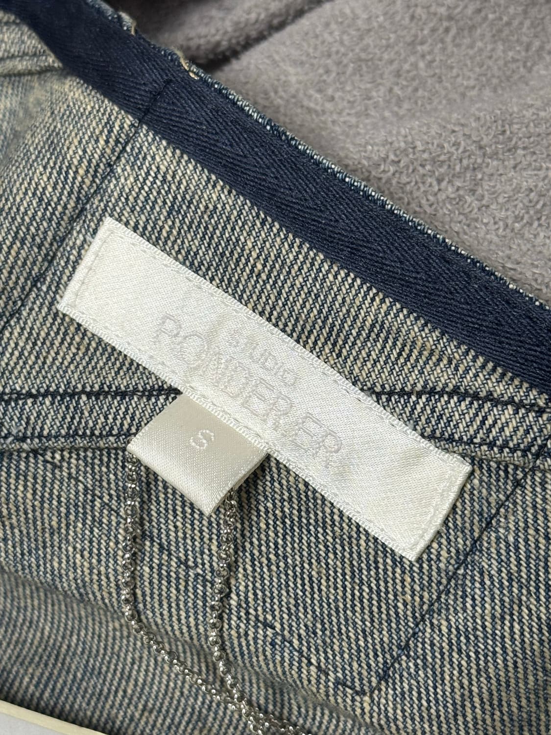 [S] 폰더럴 RAVEL 스모크 데님 스커트 상품이미지10