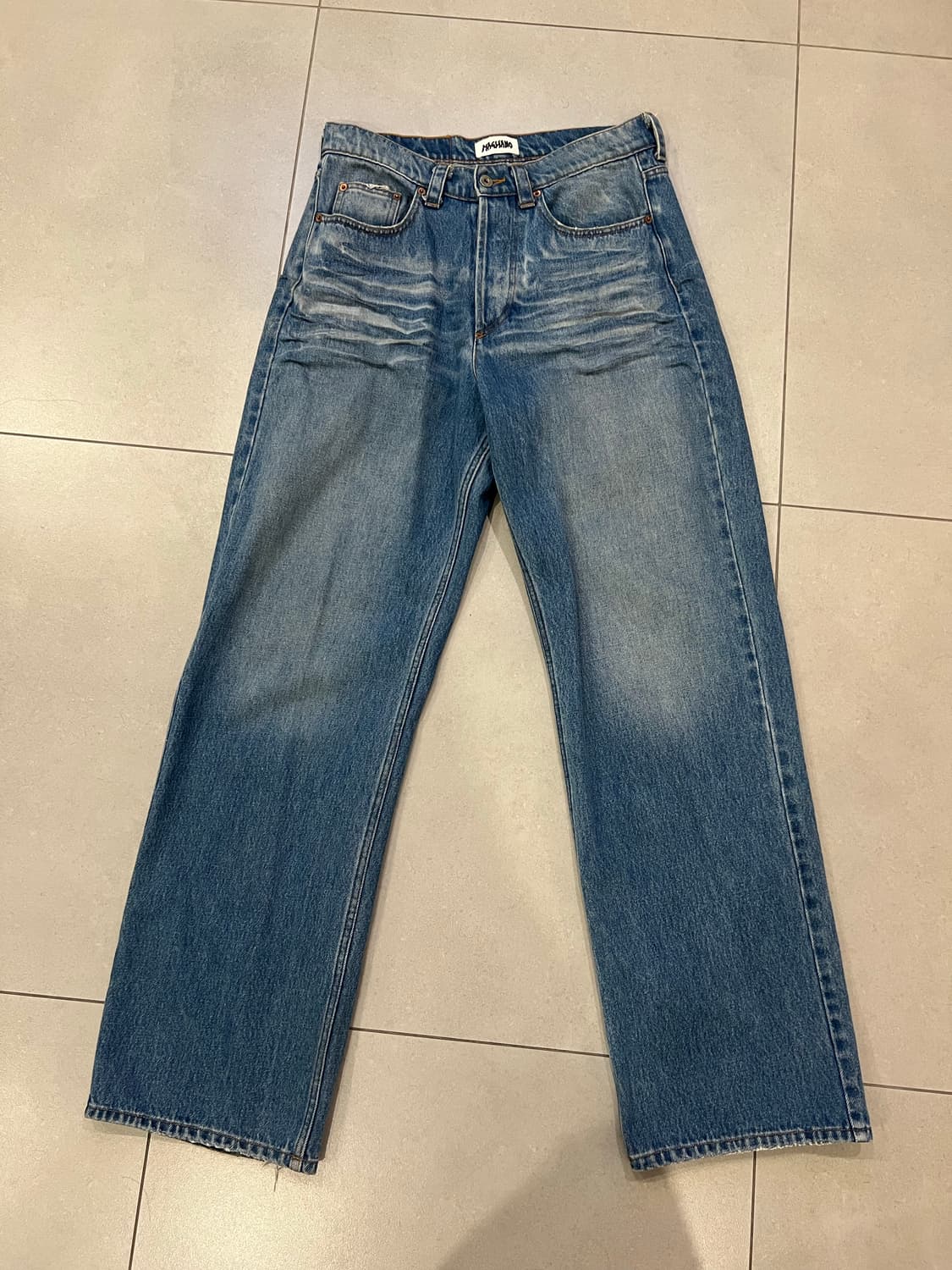 마리아노 플랫톤 3d 데님 팬츠 L 상품이미지2