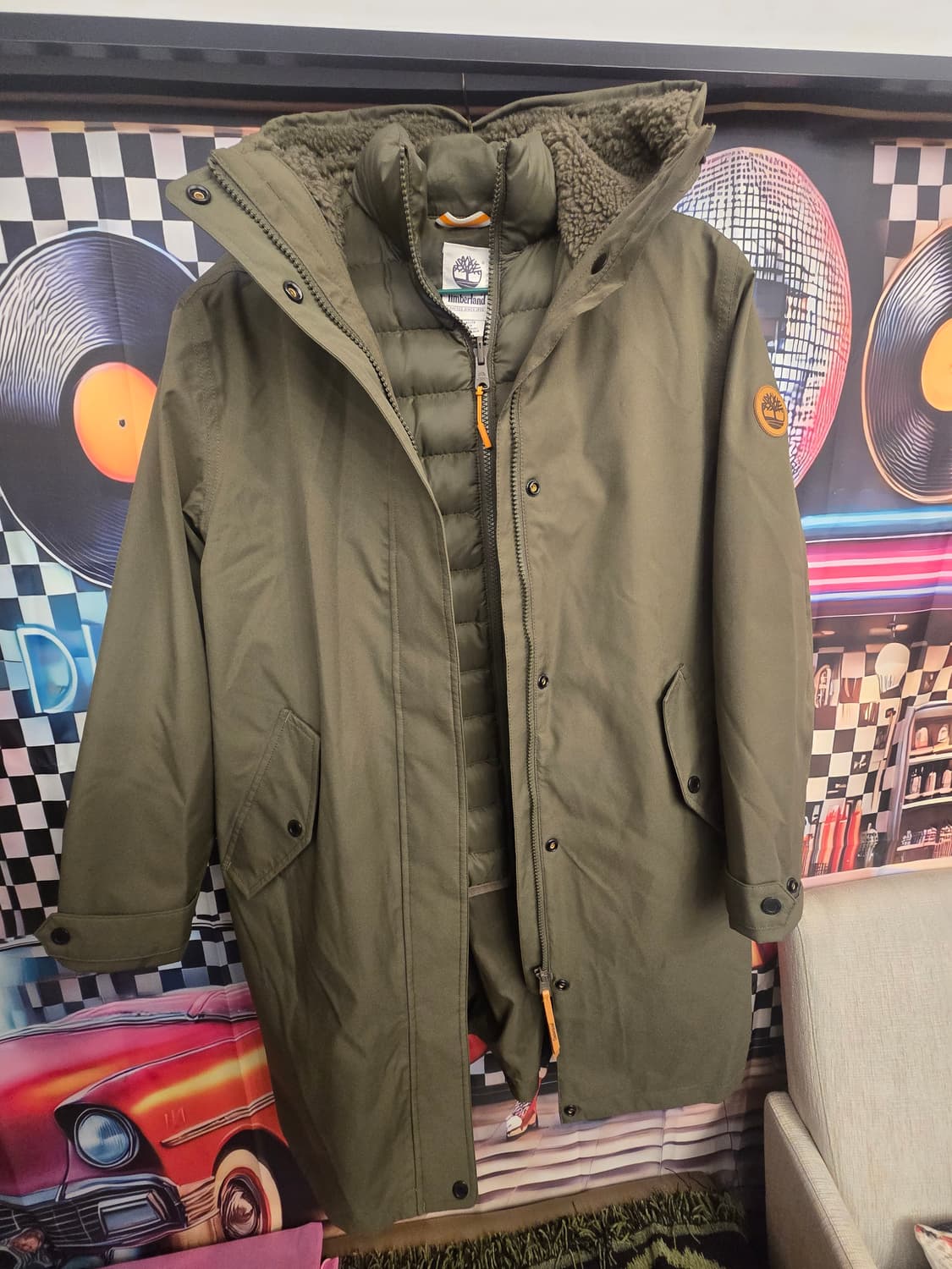 팀버랜드 다운패딩  야상 재켓 상품이미지1