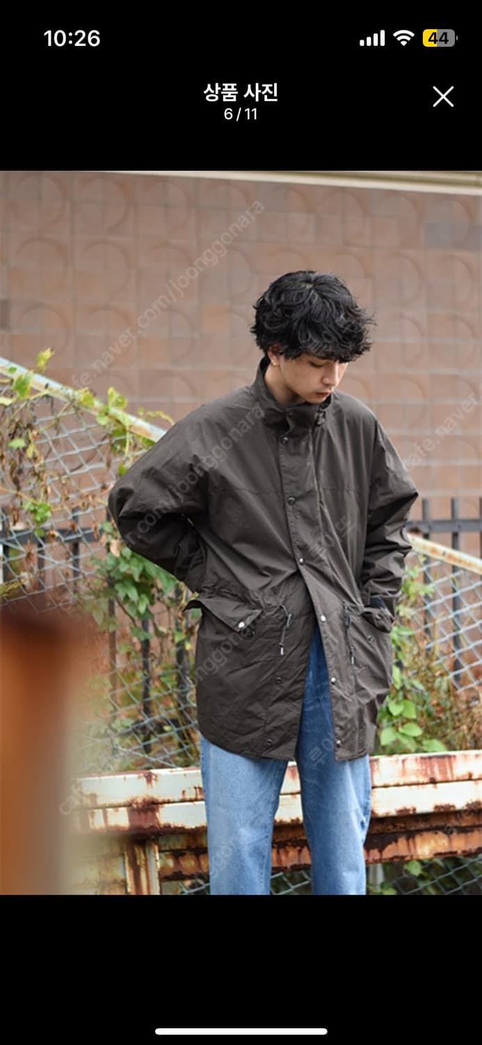 [40] 캡틴선샤인 / 24FW 코튼 필드자켓 / 블랙 상품이미지7