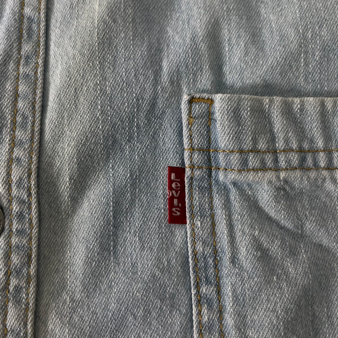 100 리바이스 데님 워크 셔츠 상품이미지4