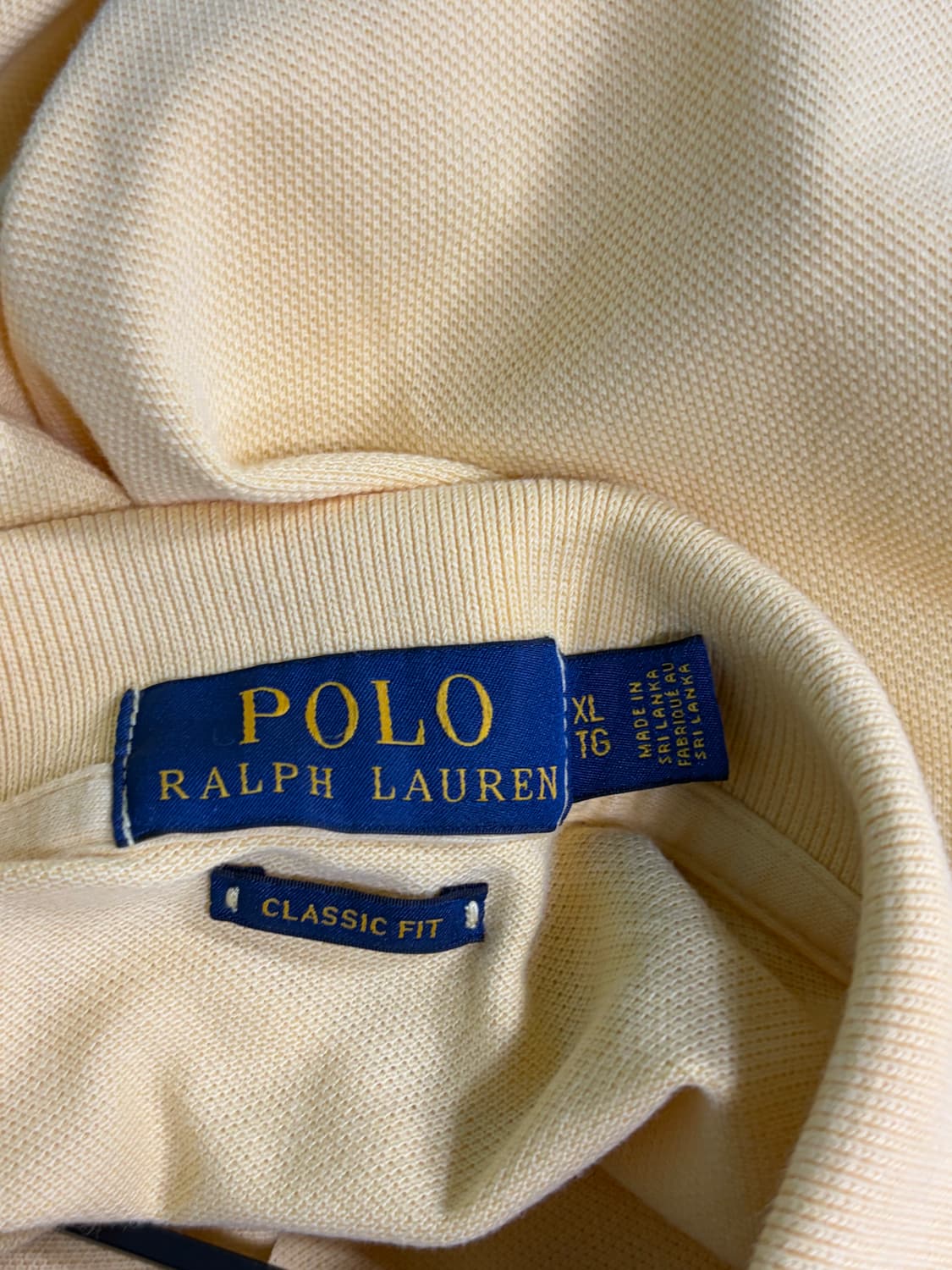 폴로 빅포니 치프키프 옐로우 노랑 반팔 카라 티셔츠 XL 상품이미지9