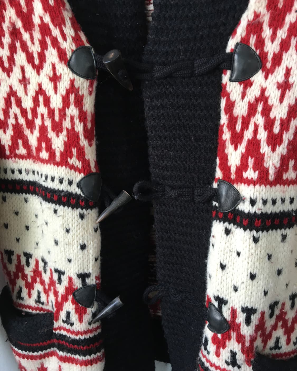 Duffle button cowichan knit cardigan 상품이미지5