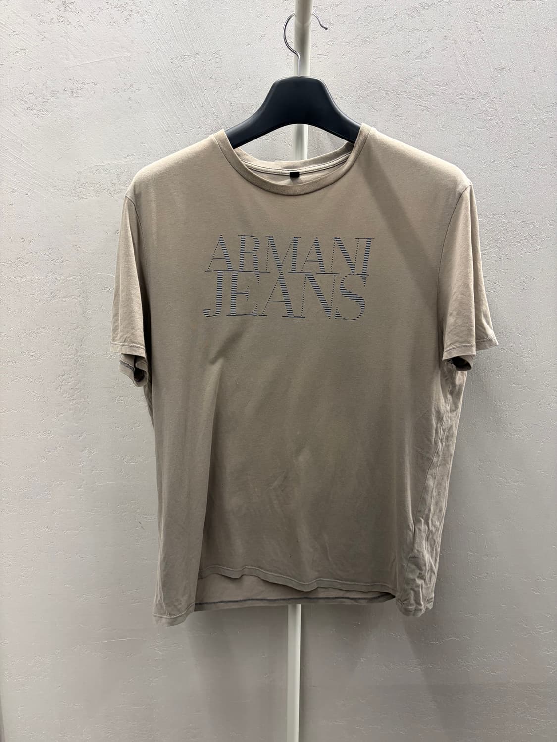 아르마니진스 베이지 반팔티 XL 상품이미지2