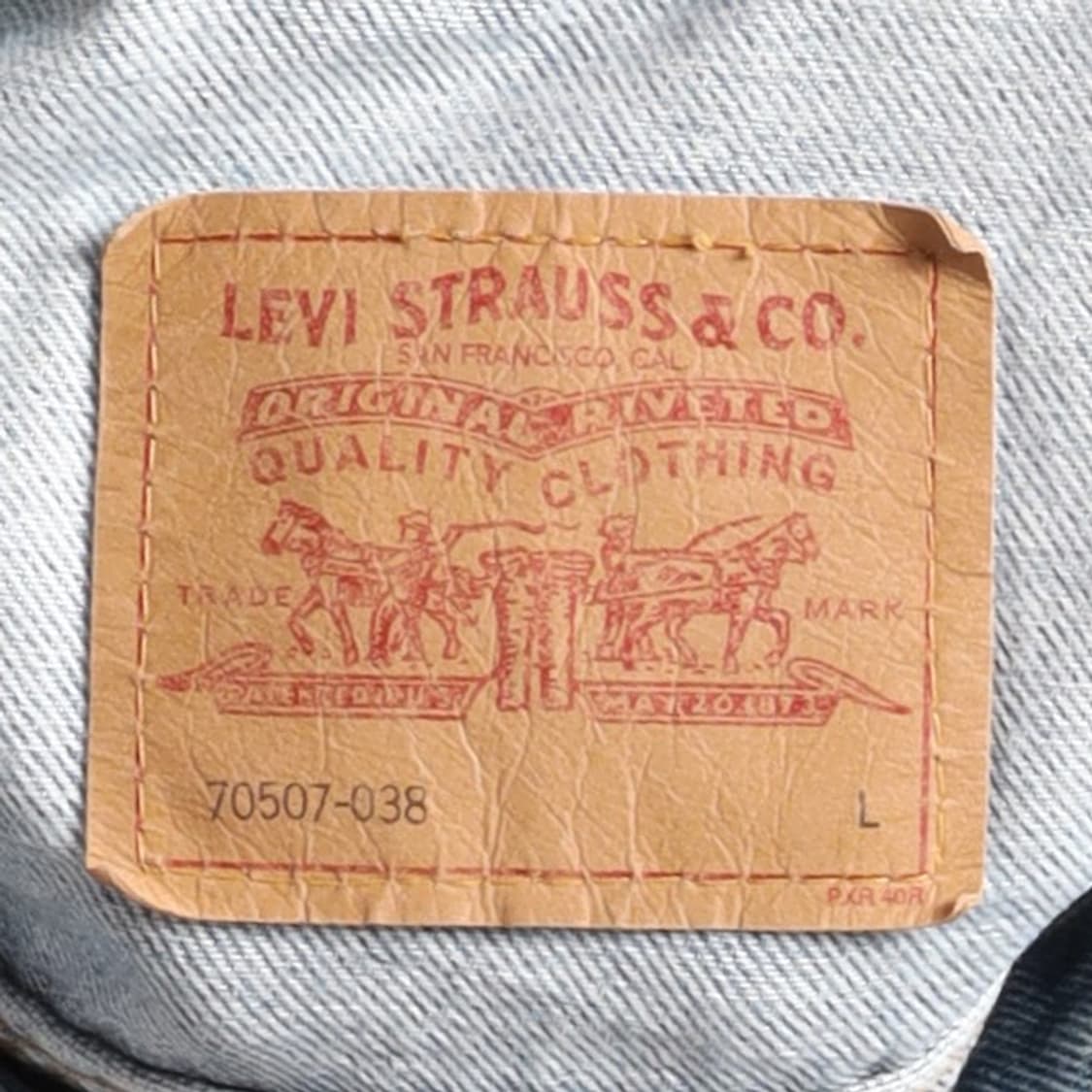 리바이스 Levi's Denim Trucker Jacket 
 상품이미지7