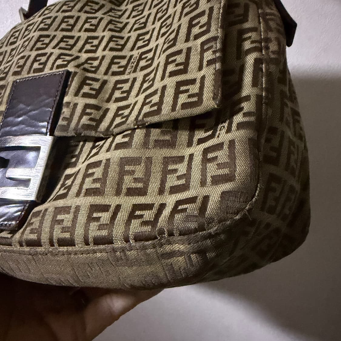 빈티지 펜디 주카패턴 FF 로고 맘마 숄더&토트백 상품이미지4