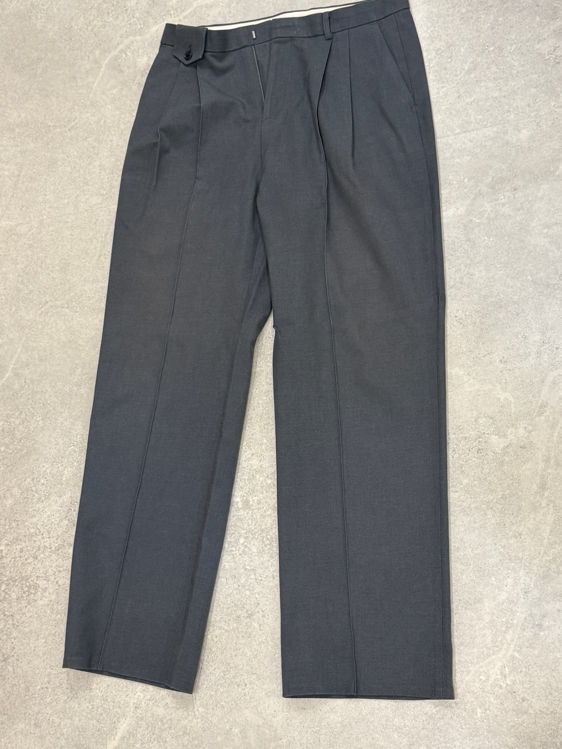 라벨 아카이브 핀턱와이드 팬츠 그레이 5 상품이미지1