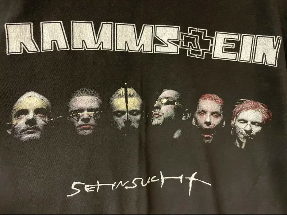 람슈타인 90s 밴드티 상품이미지2