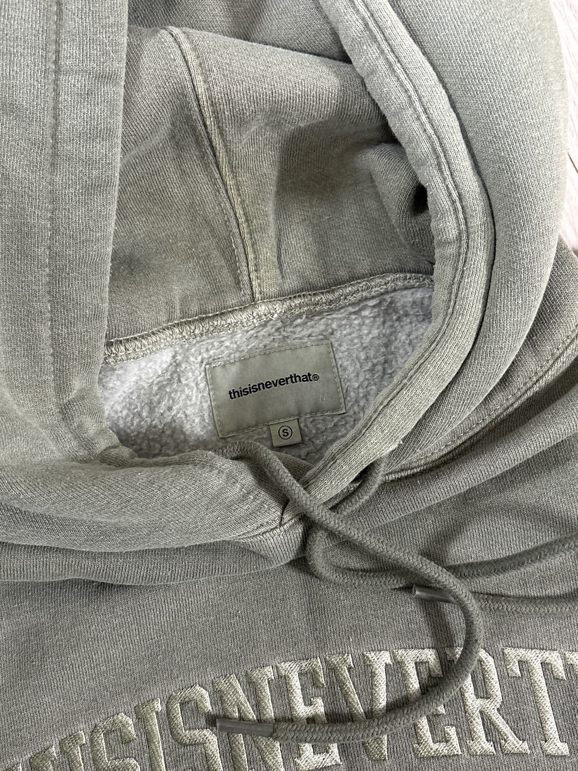 디네댓 카키 후드 S 상품이미지2