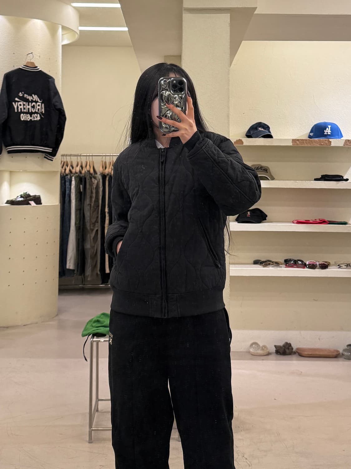 리바이스 블랙 퀼팅 블루종 자켓 U1099 상품이미지1