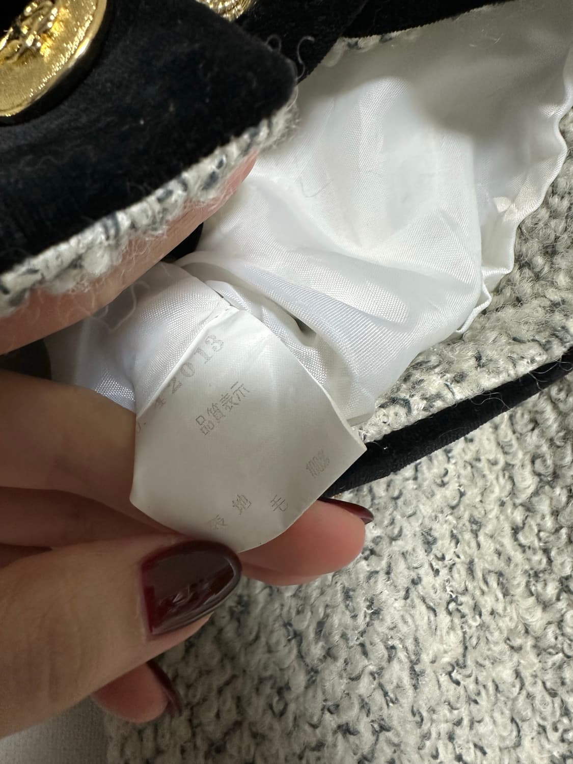 일본빈티지 벨벳트림 크롭 복고풍자켓 상품이미지6