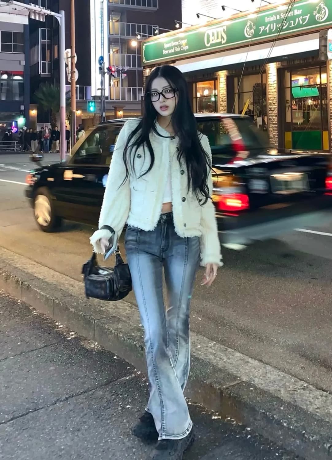 카키포인트 아이보리 앤틱 트위드 숏자켓 상품이미지3