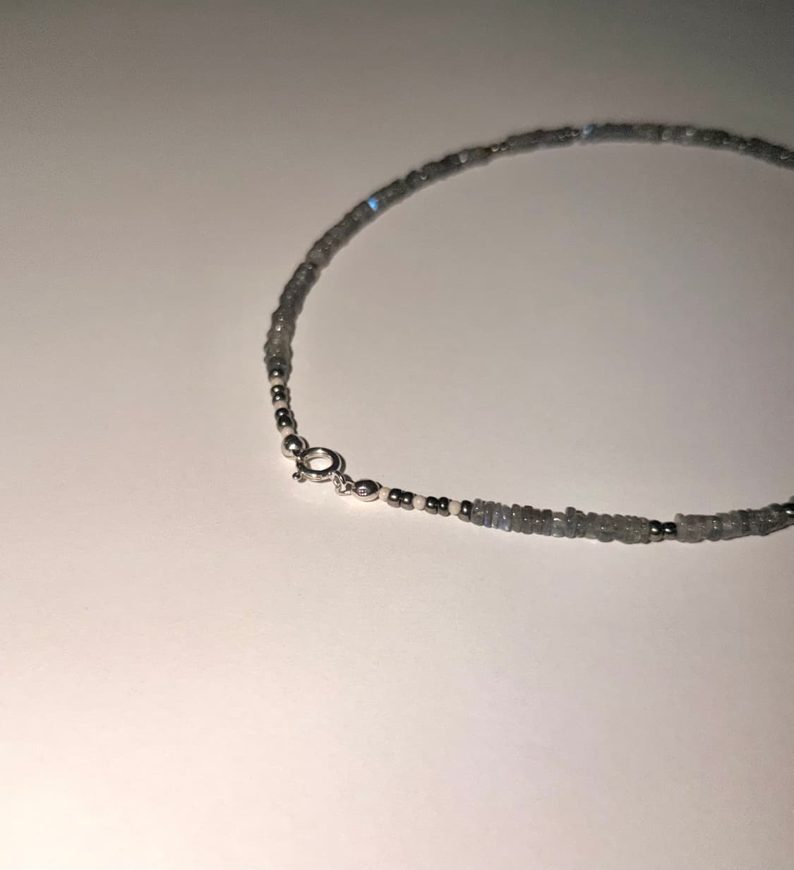 [rrrocnoc] eternal paeum 천연석 카렌실버 목걸이 상품이미지7