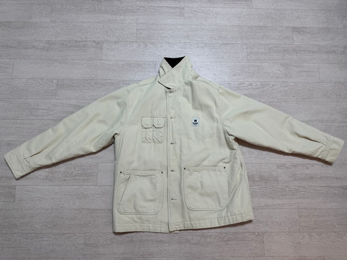 코닥 레시피 안감형 가먼트워싱 코튼 자켓 IVORY (M) 상품이미지10